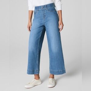 SPANX Denim Flare Wide-Leg Jeans (Large) 10-12